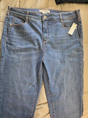 NWT Anthropologie Pilcro High Rise Denim Legging Ankle